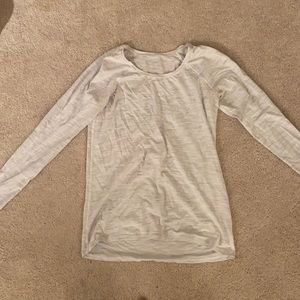 Lulu lemon long sleeve athletic top.